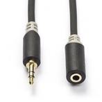 3.5 mm jack verlengkabel | Nedis | 2 meter (Stereo, Verguld), Audio, Tv en Foto, Audiokabels en Televisiekabels, Verzenden, Nieuw