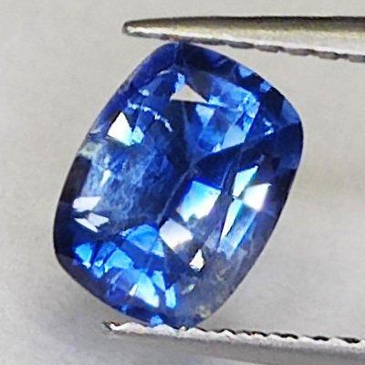 Blauw Saffier - 1.54 ct - Antwerp Laboratory for Gemstone, Sieraden, Tassen en Uiterlijk, Edelstenen