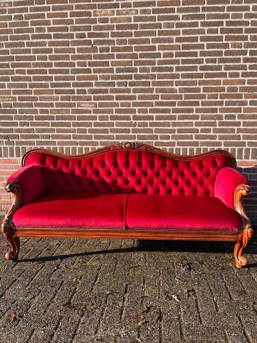 Bank - Wortelnotenhout, Antiek en Kunst, Antiek | Overige Antiek