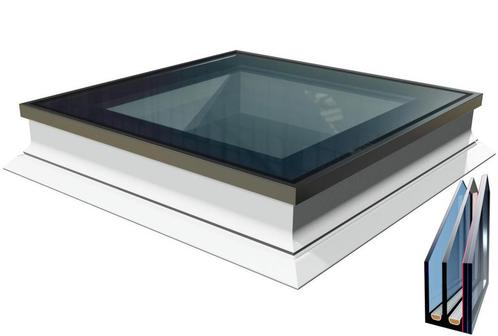 Platdakraam Intura triple glas Uw = 0,64 W/m2K PGX B1, Doe-het-zelf en Verbouw, Glas en Ramen, Verzenden