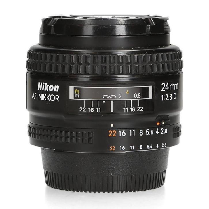 Nikon AF 24mm F2.8 D, Audio, Tv en Foto, Fotografie | Lenzen en Objectieven, Zo goed als nieuw, Ophalen of Verzenden