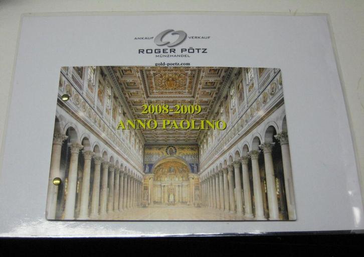 Vatikan 2 Euro 2008 Paulusjahr im originalen Numisbrief k..., Postzegels en Munten, Munten | Europa | Euromunten, Verzenden