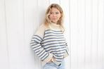 Patroon Gebreide Trui Sailor Stripes met strepen en hoge, Hobby en Vrije tijd, Breien en Haken, Ophalen of Verzenden, Nieuw