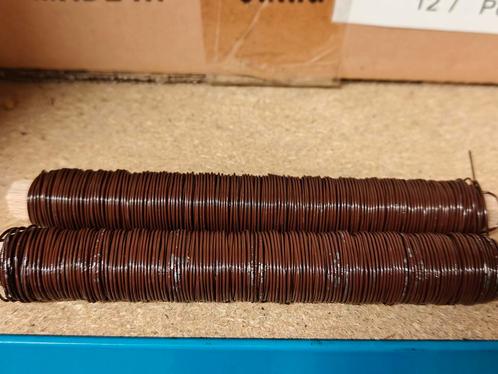 Koperkleurig draad rusty verkoperd / per stuk wikkeldraad, Hobby en Vrije tijd, Knutselen, Nieuw, Ophalen of Verzenden