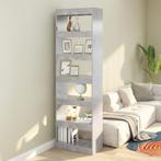 vidaXL Boekenkast/kamerscherm 60x30x198 cm betongrijs, Huis en Inrichting, Kasten | Boekenkasten, Verzenden, Nieuw, 50 tot 100 cm