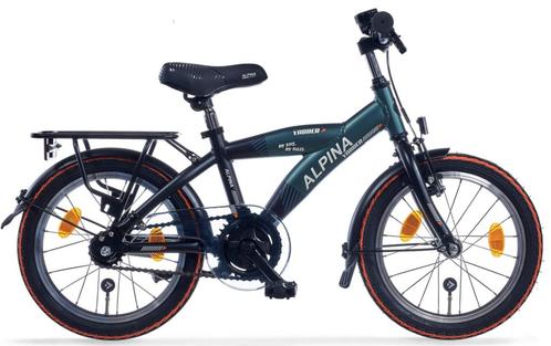 Yabber jongensfiets 16 Pine Green Matt - Vivid Black Matt 4, Fietsen en Brommers, Fietsen | Kinderfietsjes, Nieuw, Verzenden
