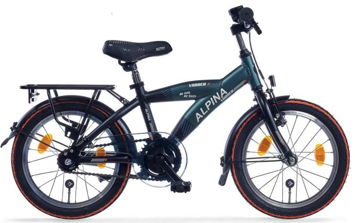 Yabber jongensfiets 16 Pine Green Matt - Vivid Black Matt 4, Fietsen en Brommers, Fietsen | Kinderfietsjes, Nieuw, Verzenden