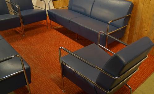 Lammhults set 2 x sofa banken 3 x chairs fauteuils Gunnilla, Antiek en Kunst, Antiek | Meubels | Stoelen en Banken, Ophalen