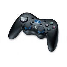 PS2 Controller Logitech Wireless Zwart/Blauw, Spelcomputers en Games, Spelcomputers | Sony PlayStation 2, Zo goed als nieuw, Ophalen of Verzenden
