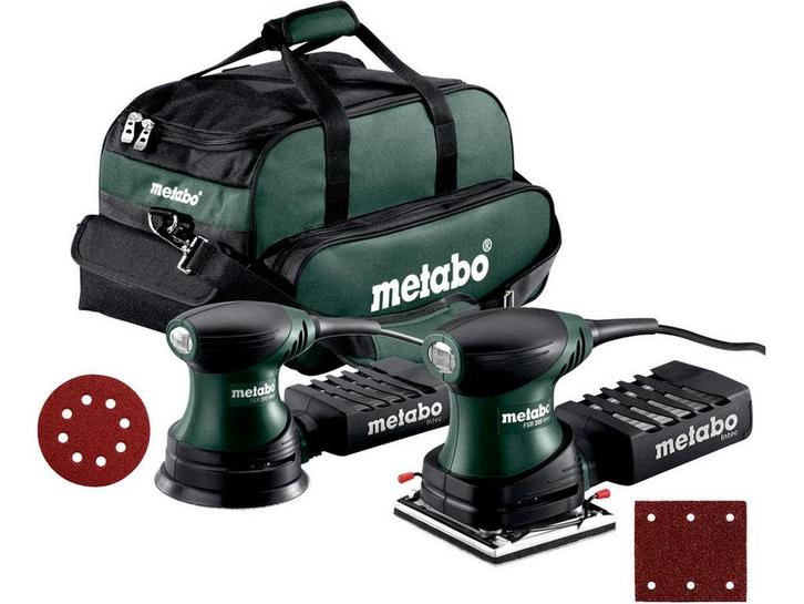 Metabo FSR 200 & FSX 200 - Vlakschuurmachine en, Doe-het-zelf en Verbouw, Gereedschap | Schuurmachines, Zo goed als nieuw, Verzenden