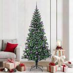 vidaXL Kunstmatig Voorverlicht Kerstboom Groen 210 cm PVC en, Verzenden, Nieuw