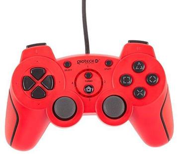 PS3 Controller Gioteck VX-2 Wired - Rood PS3 Morgen in huis! beschikbaar voor biedingen