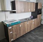 NIEUWE Bruynzeel Keuken Wild Eiken 300 cm INNOVARE KEUKENS, Bruin, Verzenden, Enkelwandige keuken, Zo goed als nieuw