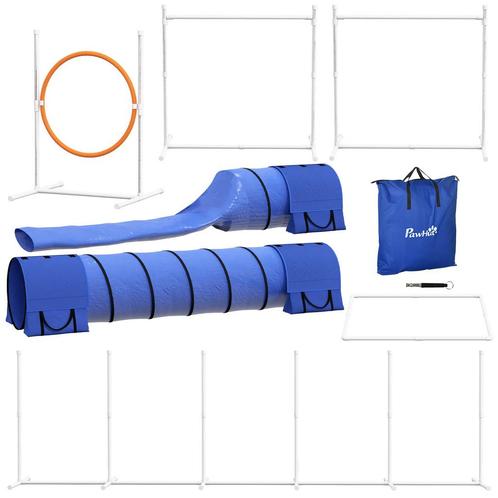 TRUUSK 7-delige Honden Agility Set Met In Hoogte Verstelbare, Dieren en Toebehoren, Honden-accessoires, Nieuw, Verzenden