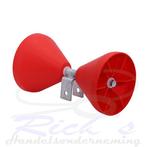 Rollenset kunststof trompetrol / bootrol op kantelblokje 40, Auto diversen, Aanhangwagen-onderdelen, Ophalen of Verzenden, Nieuw