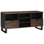 vidaXL TV-meubel 100x33,5x46 cm in massief en bewerkt hout, Huis en Inrichting, Verzenden, Nieuw