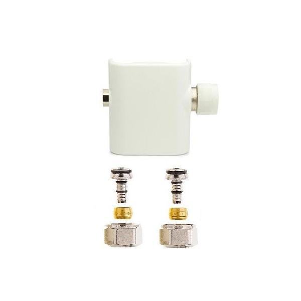 Vasco Ventielset 16mm haaks RAL9016, Doe-het-zelf en Verbouw, Verwarming en Radiatoren, Verzenden