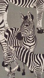 Exclusief Bohemiaans stijlweefsel met zebras - 300x280cm -, Antiek en Kunst