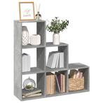 vidaXL Kamerscherm / boekenkast 3-laags 99x29x99 cm hout, Verzenden, Nieuw, Overige houtsoorten
