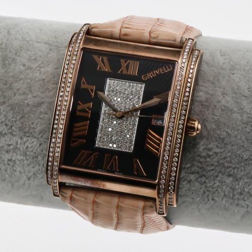 Gruvelli - Swiss Diamond Watch - GP-XXX-RL-DD-3 - Zonder, Sieraden, Tassen en Uiterlijk, Horloges | Heren