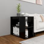 vidaXL Bijzetkast 60x30x50 cm bewerkt hout zwart, Huis en Inrichting, Verzenden, Nieuw, 50 tot 100 cm, Minder dan 100 cm