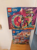 Lego Set - City - Brandweerkazerne + stuntrijders, Kinderen en Baby's, Speelgoed | Duplo en Lego, Nieuw