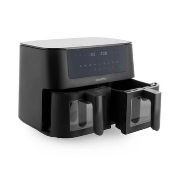 Greenpan Bistro Airfryer 2X4L 3000 Watt Zwart beschikbaar voor biedingen