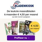 Maanblad zoals vtwonen voor € 4,50 per maand, Tickets en Kaartjes, Kortingen en Cadeaubonnen
