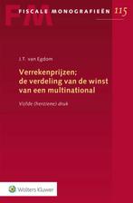 Verrekenprijzen; de verdeling van de winst van een, Boeken, Verzenden, Gelezen, J.T. van Egdom