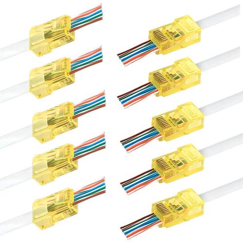 RJ45 Connector CAT6 Assortiment - Rood - 10 stuks, Computers en Software, Pc- en Netwerkkabels, Nieuw, Verzenden