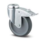 Zwenkwiel 100mm met rem | Bezorgen en afhalen | Klanten geve, Ophalen of Verzenden, Nieuw