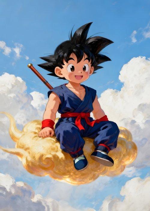 AT9 - [Canvas XL] Baby Goku - Flying Nimbus, Cd's en Dvd's, Dvd's | Tekenfilms en Animatie