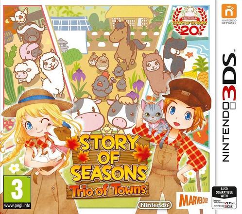 Story of Seasons: Trio of Towns [Nintendo 3DS], Spelcomputers en Games, Games | Nintendo 2DS en 3DS, Zo goed als nieuw, Ophalen of Verzenden