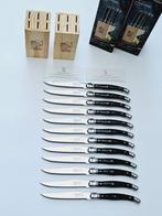 Laguiole - 12x Steak Knives - Black - style de -