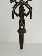 Amulet - Nigeria - Prachtige scepter Shango (Zonder, Antiek en Kunst