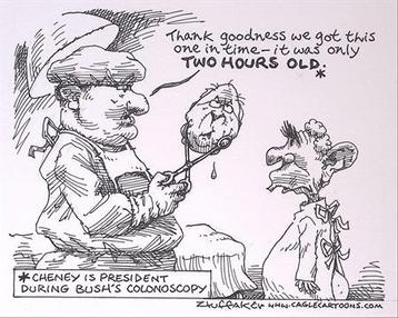 Pentekening Amerika - Bush coloscopie (lijst optie) beschikbaar voor biedingen
