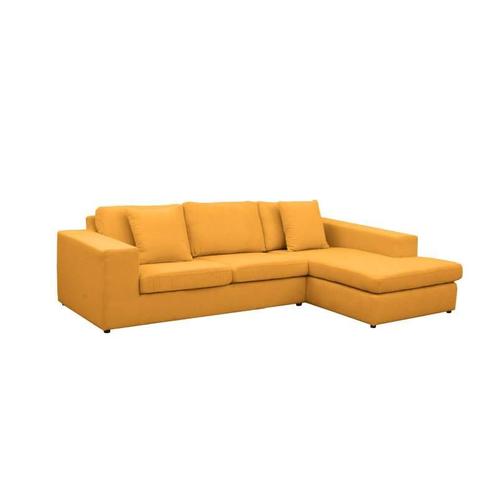 Loungebank Lelystad - loungebanken - Geel, Huis en Inrichting, Banken | Sofa's en Chaises Longues, Nieuw, Stof