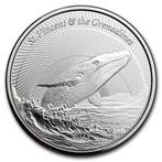 EC8 - St. Vincent and Grenadines Humpback Whale 1 oz 2023, Verzenden, Losse munt, Zilver