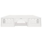 Partytent met zijwanden professioneel 90 g/m 4x9 m wit, Huis en Inrichting, Verzenden, Nieuw