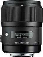 Sigma A 35 mm F1.4 DG HSM 67 mm filter (geschikt voor Nikon, Verzenden, Zo goed als nieuw, Macrolens
