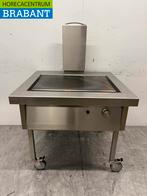RVS Rosval bakplaat grillplaat 100 cm GAS Horeca, Ophalen of Verzenden, Gebruikt