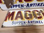 Emailschilder originale Maggi - Emaille bord (2) - IJzer, Antiek en Kunst