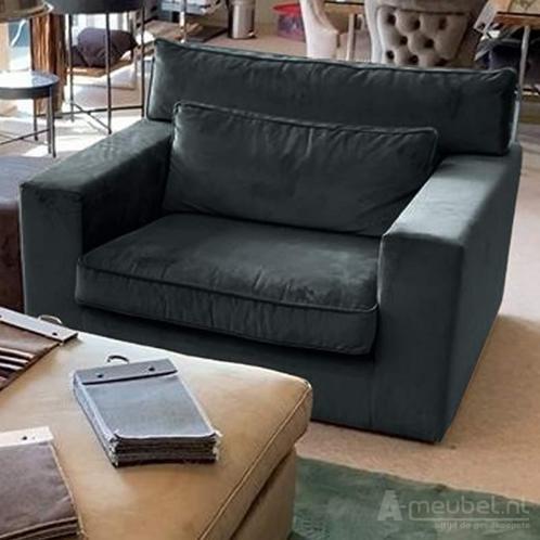 Oudenbosch Loveseat - loveseats - Antraciet, Huis en Inrichting, Stoelen, Grijs, Nieuw, Stof