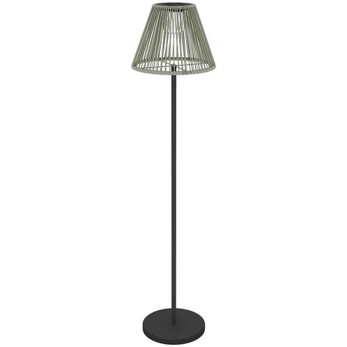 TRUUSK Solar Staande Lamp Rattan Solarlampen Met Lichtsensor, Huis en Inrichting, Lampen | Overige, Nieuw, Verzenden