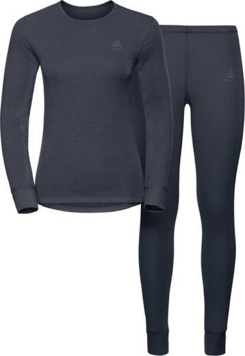 ODLO Set Active Warm Set St Thermoset Dames Grijs Maat M ... beschikbaar voor biedingen