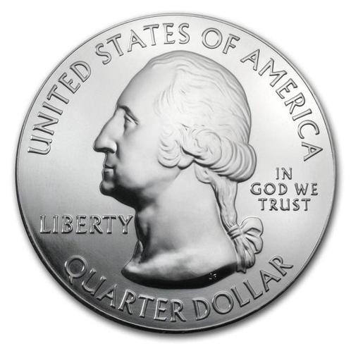 Verenigde Staten. 2014 5 oz $0.25 USD American ATB Great, Postzegels en Munten, Edelmetalen en Baren