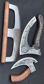 Two-Handled Mezzaluna Pizza Cutter with Two Other -