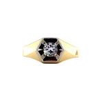 Gouden ring met spinel 14 krt, Ophalen of Verzenden, Nieuw
