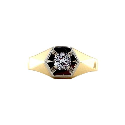 Gouden ring met spinel 14 krt, Sieraden, Tassen en Uiterlijk, Ringen, Nieuw, Ophalen of Verzenden