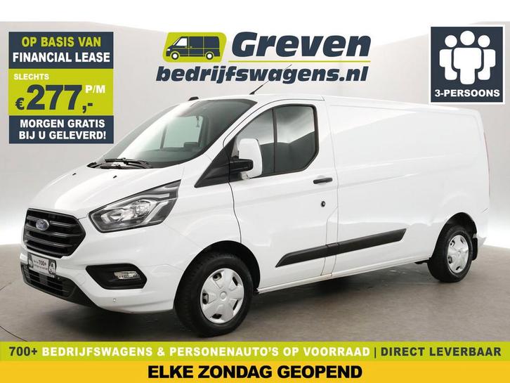Ford Transit Custom 2.0 TDCI L2H1 | Airco | Cruise |, Auto's, Bestelauto's, Te koop, Handgeschakeld, Financial lease, Diesel, Wit